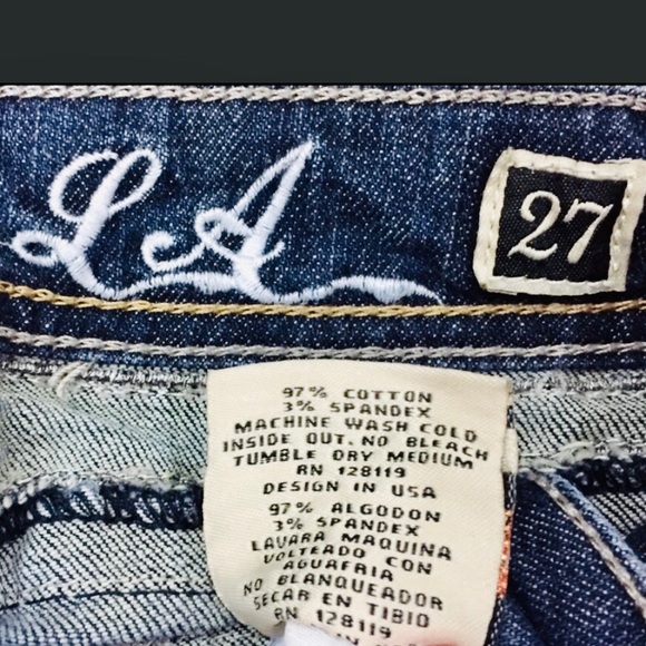 *SOLD* GRACE IN LA JEANS Boot Cut Fit - Picture 6 of 6